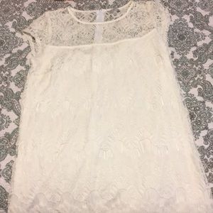 White lace dress